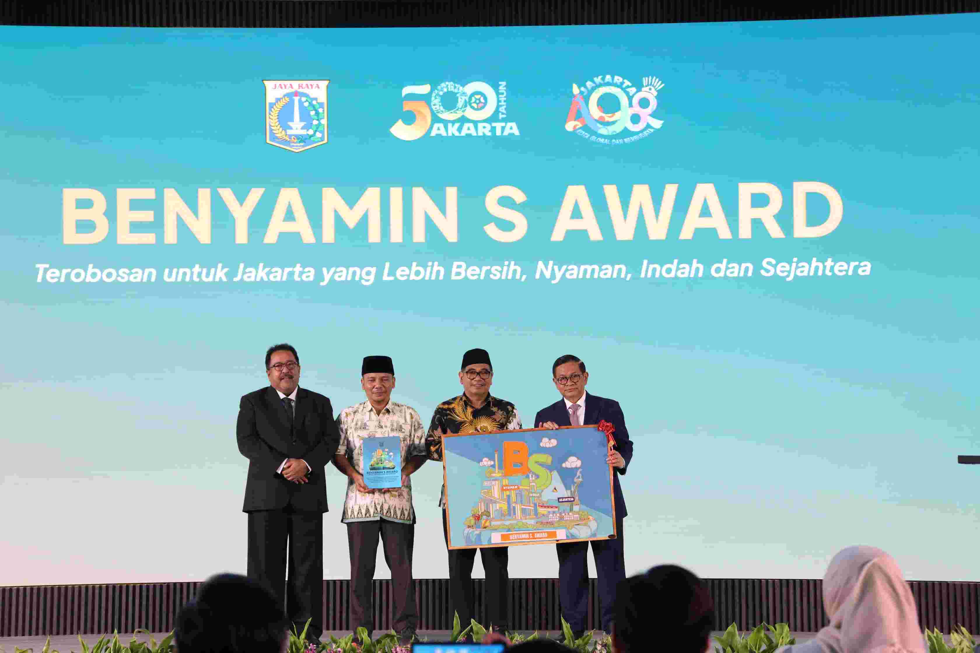 Luncurkan Benyamin S. Award, Gubernur Pramono Ajak Warga Ciptakan Jakarta Bersih, Nyaman, Indah, dan Sejahtera